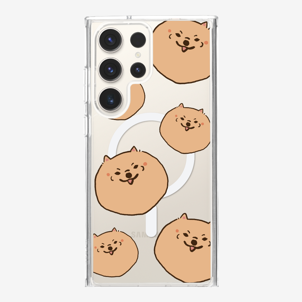 Brown Pomeranian Wonderland Phone Case