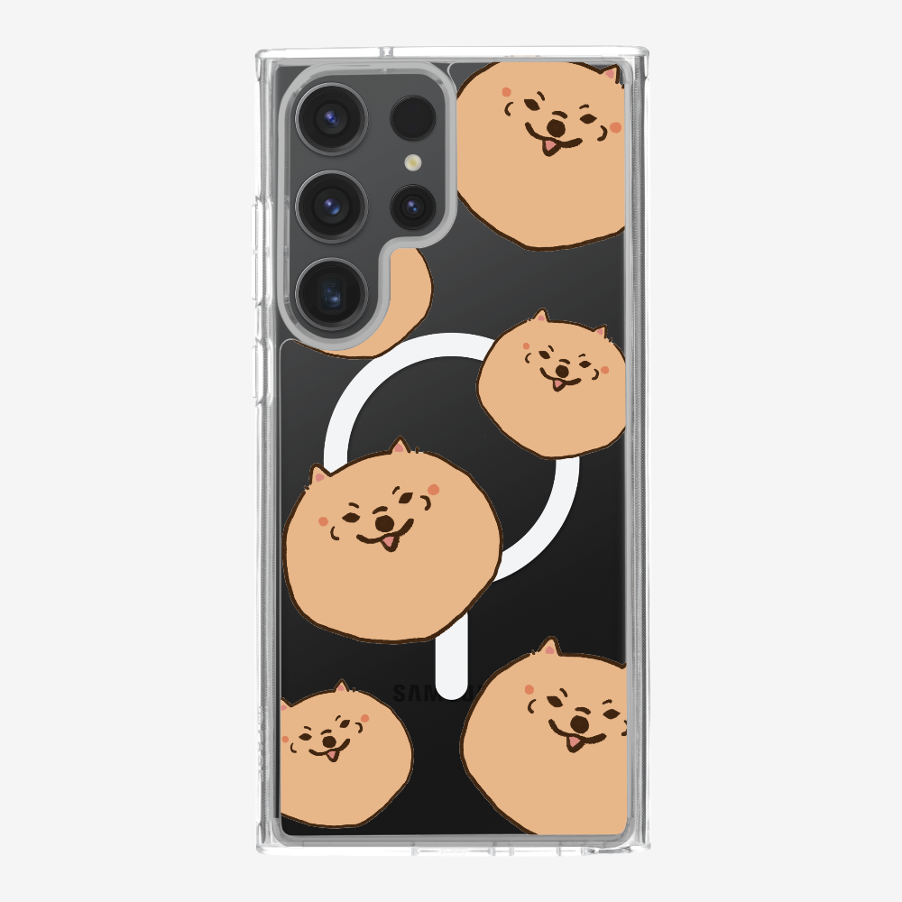 Brown Pomeranian Wonderland Phone Case