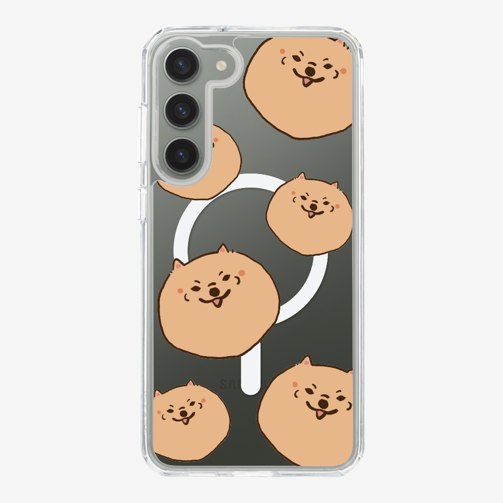 Brown Pomeranian Wonderland Phone Case