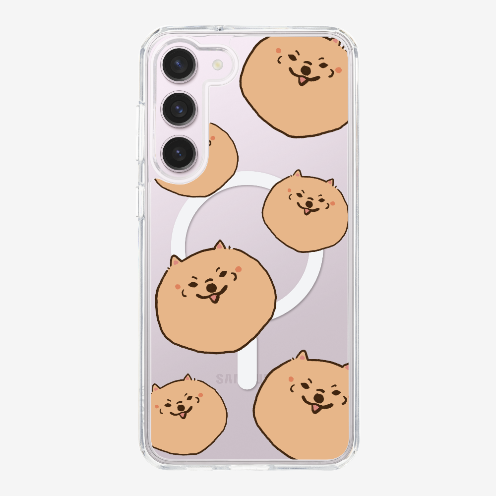 Brown Pomeranian Wonderland Phone Case