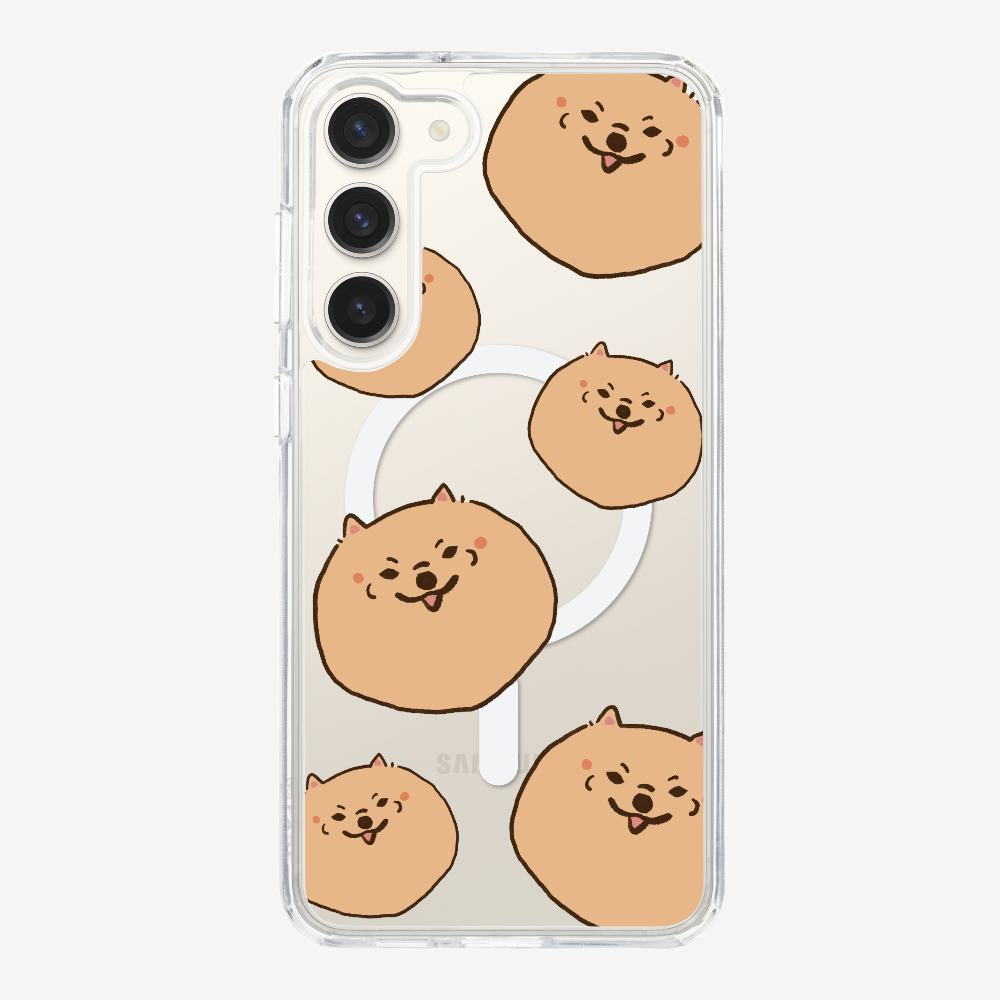 Brown Pomeranian Wonderland Phone Case