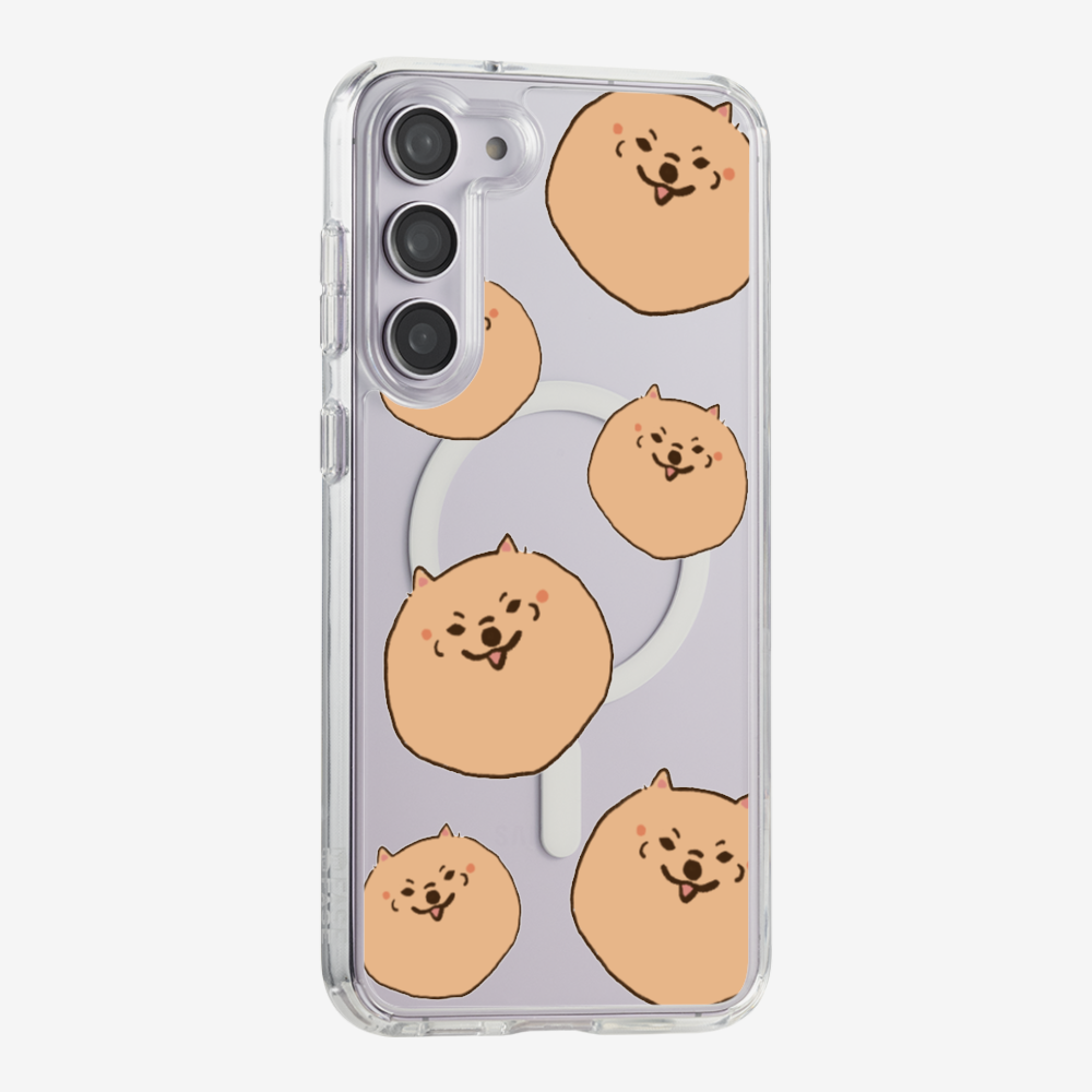 Brown Pomeranian Wonderland Phone Case