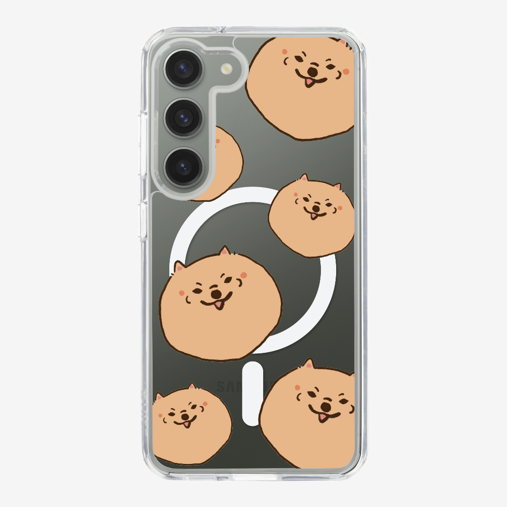 Brown Pomeranian Wonderland Phone Case