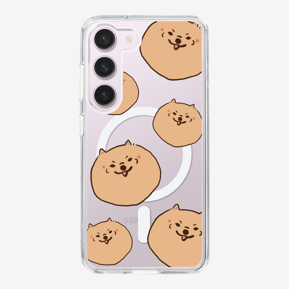 Brown Pomeranian Wonderland Phone Case