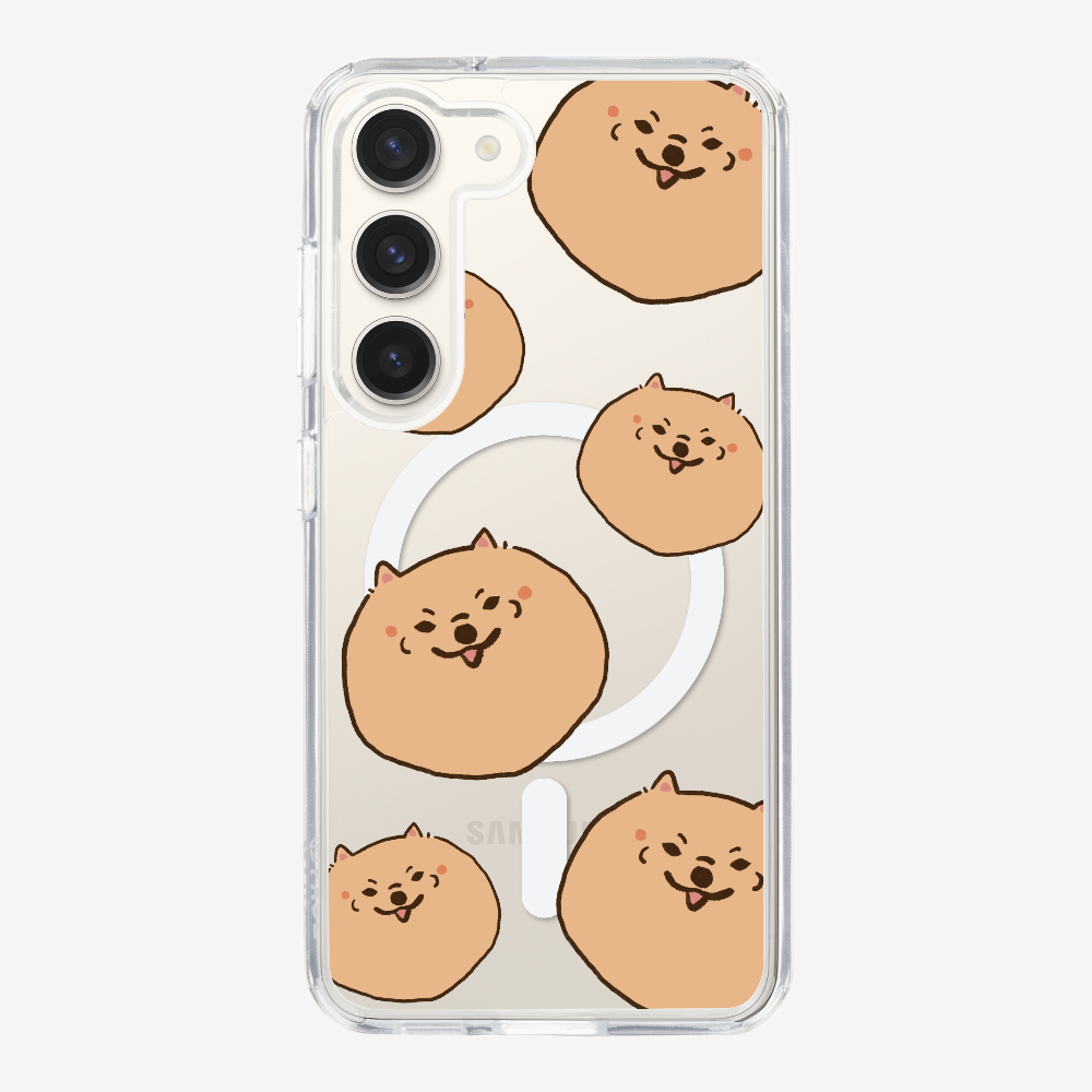 Brown Pomeranian Wonderland Phone Case