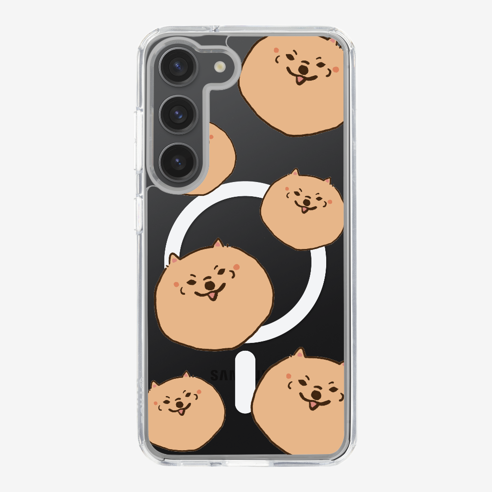 Brown Pomeranian Wonderland Phone Case