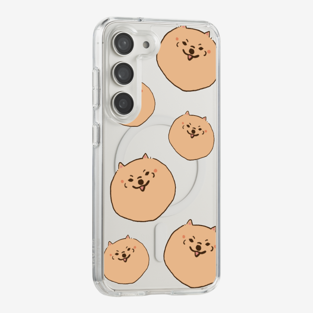 Brown Pomeranian Wonderland Phone Case