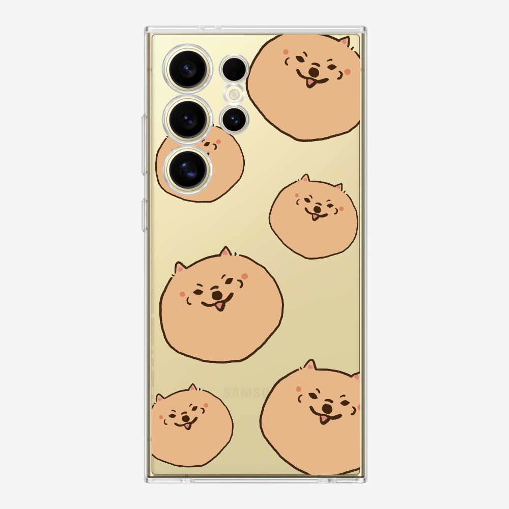 Brown Pomeranian Wonderland Phone Case