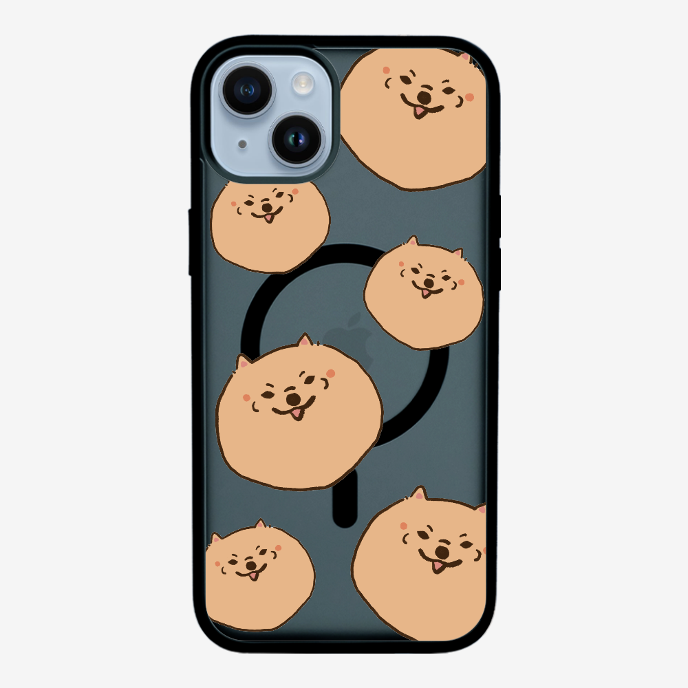 Brown Pomeranian Wonderland Phone Case