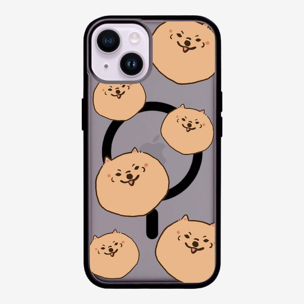 Brown Pomeranian Wonderland Phone Case