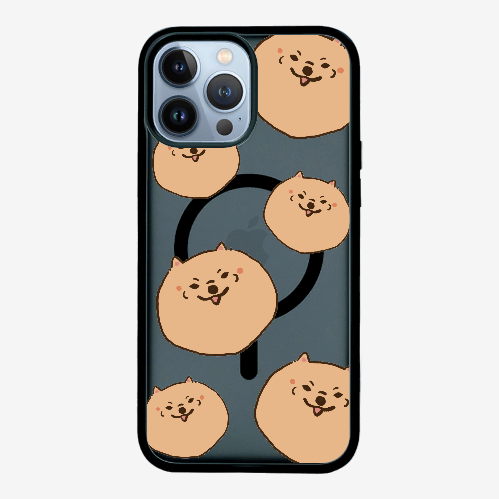 Brown Pomeranian Wonderland Phone Case