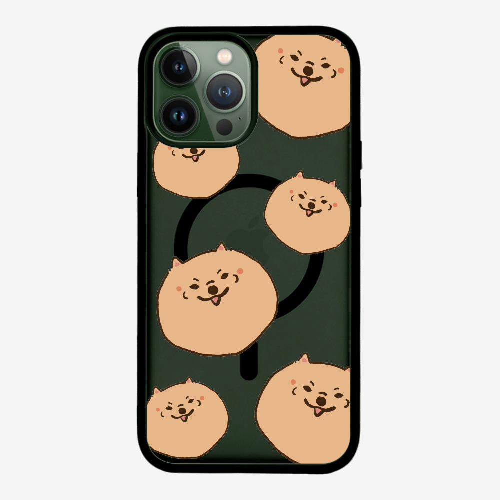 Brown Pomeranian Wonderland Phone Case