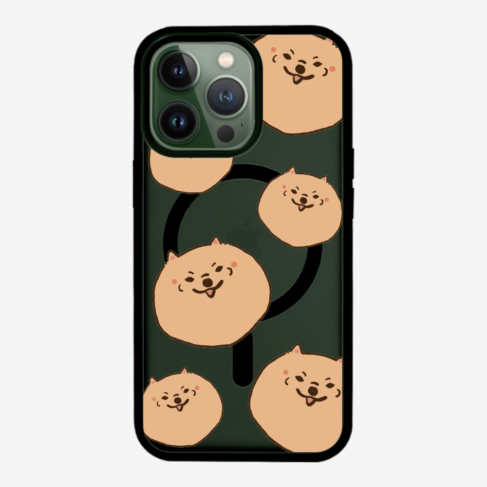 Brown Pomeranian Wonderland Phone Case