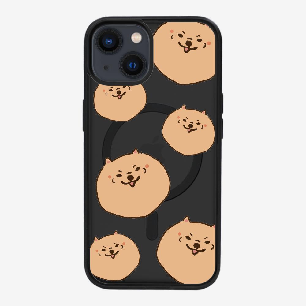 Brown Pomeranian Wonderland Phone Case