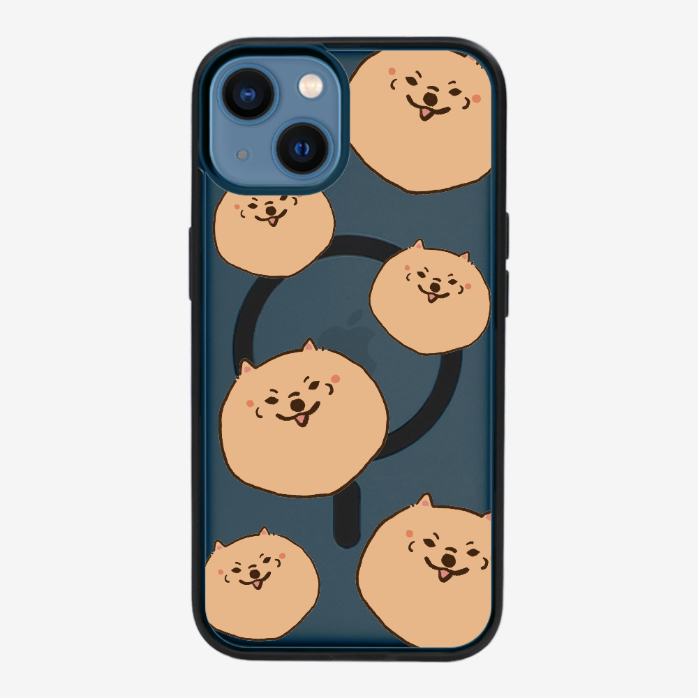 Brown Pomeranian Wonderland Phone Case