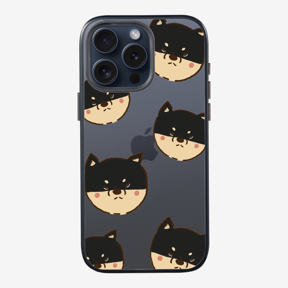 Black Shiba Wonderland Phone Case