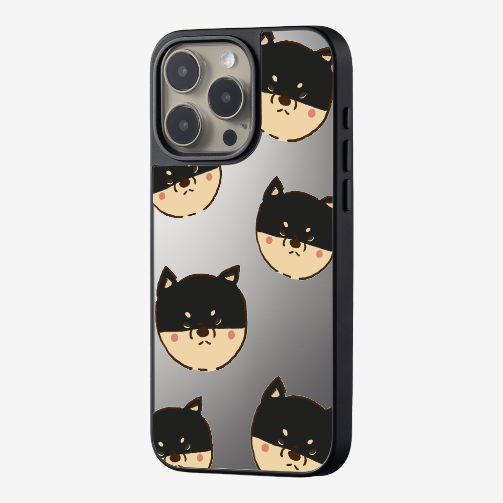 Black Shiba Wonderland Phone Case