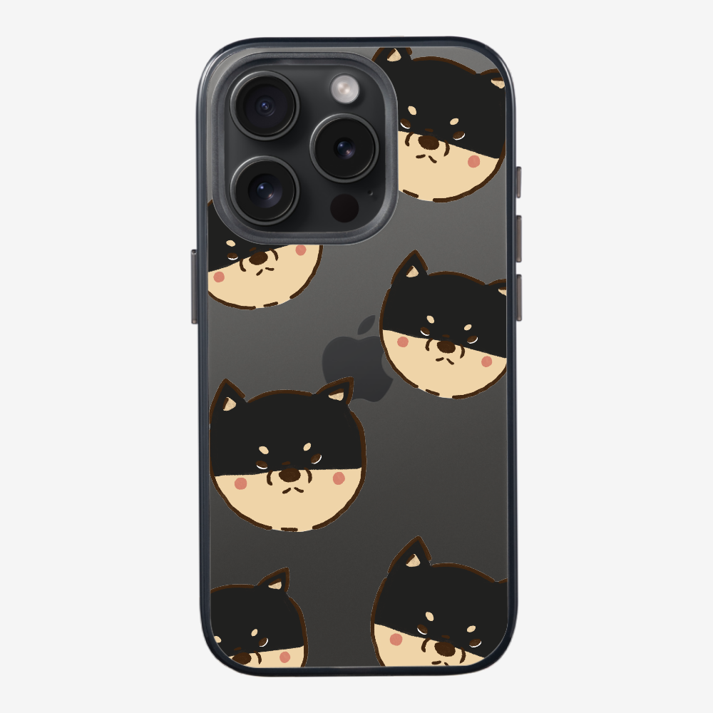 Black Shiba Wonderland Phone Case