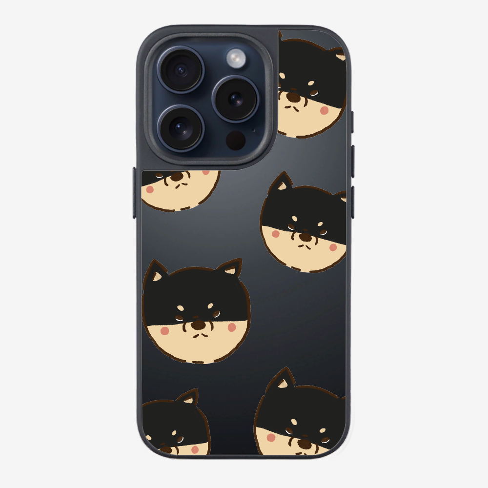 Black Shiba Wonderland Phone Case