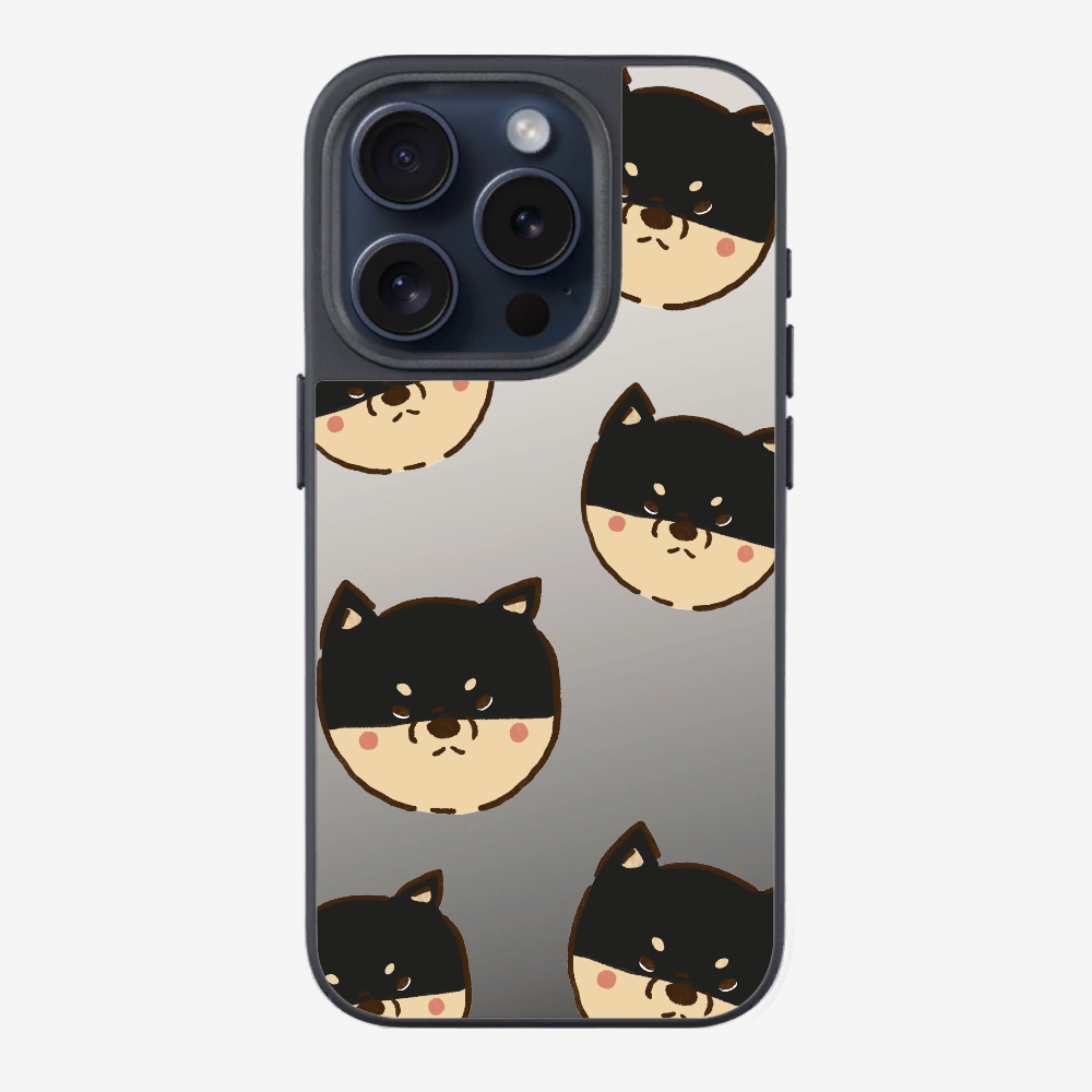 Black Shiba Wonderland Phone Case