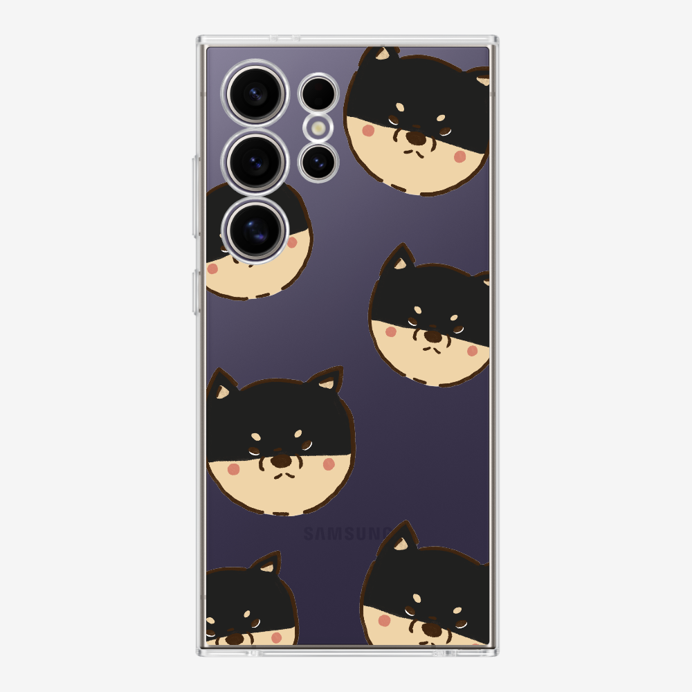 Black Shiba Wonderland Phone Case