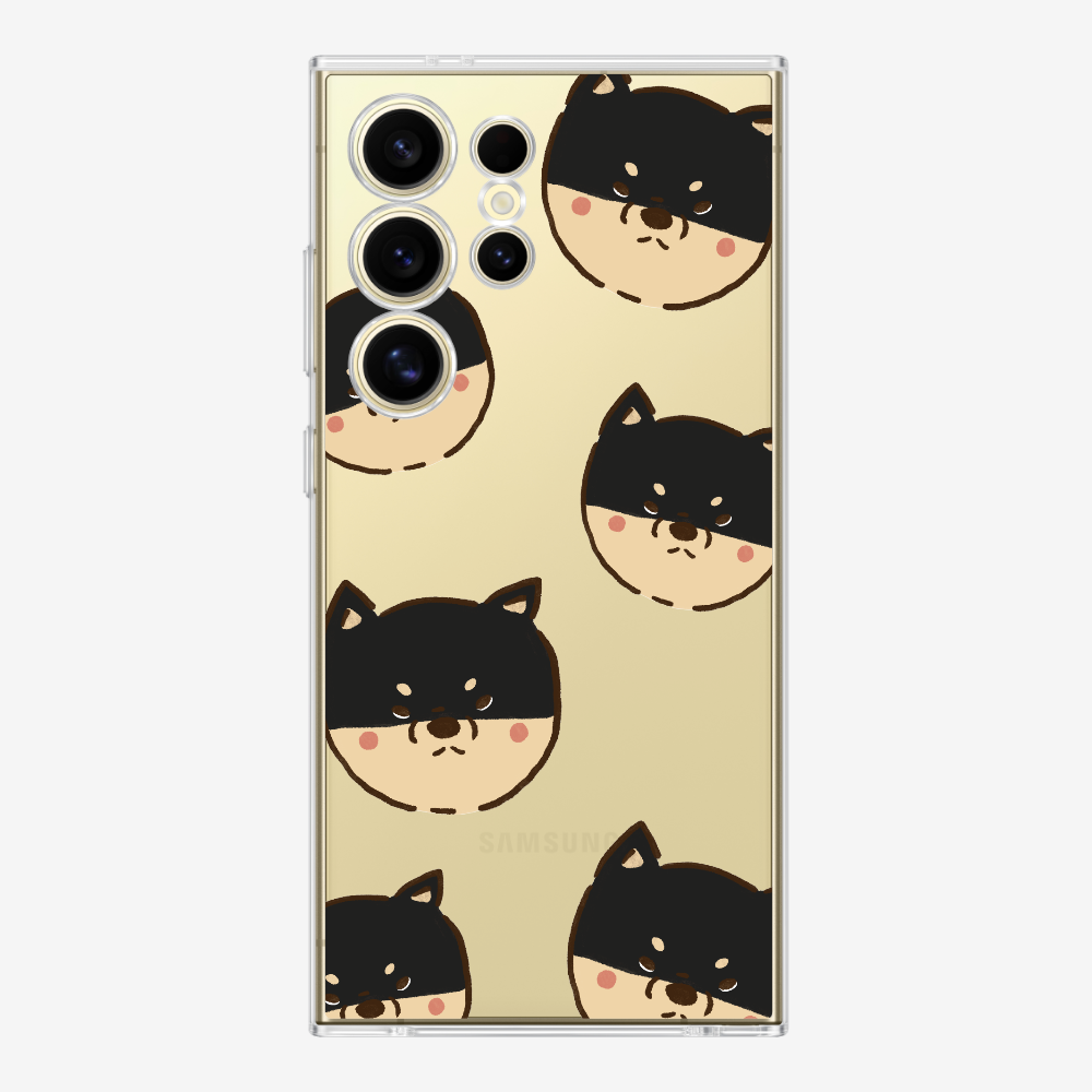 Black Shiba Wonderland Phone Case