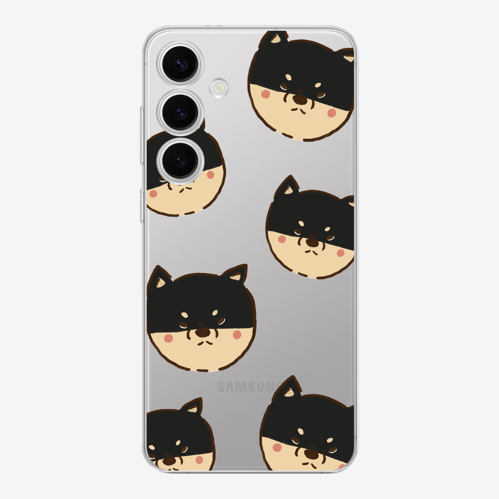 Black Shiba Wonderland Phone Case