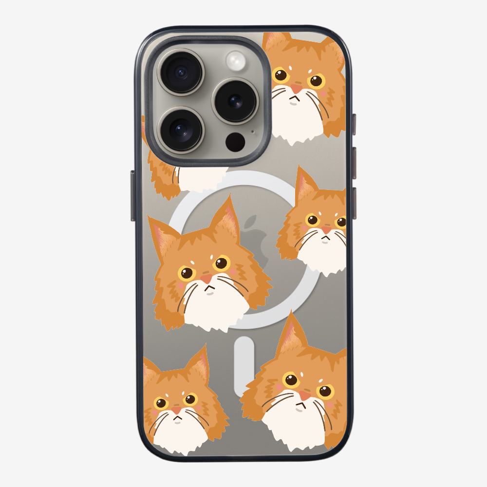 Maine Coon Cat Selfie Phone Case