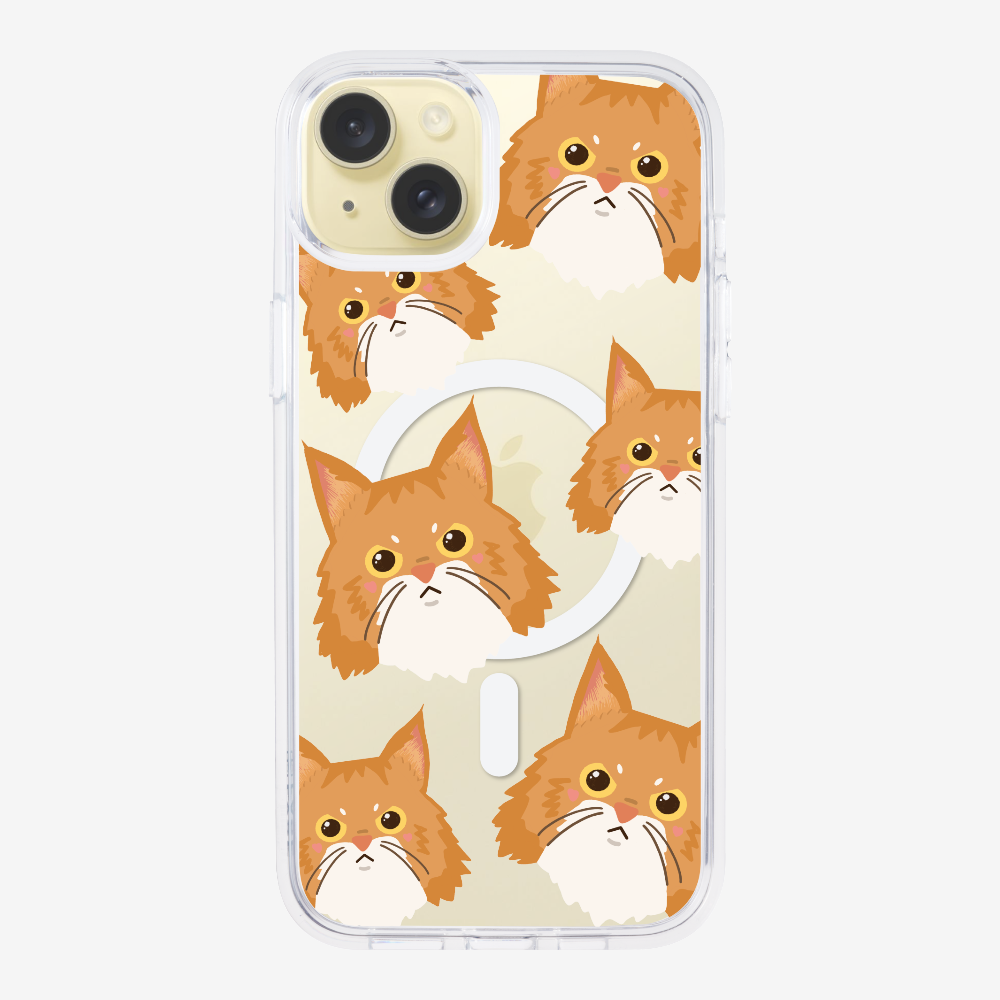 Maine Coon Cat Selfie Phone Case