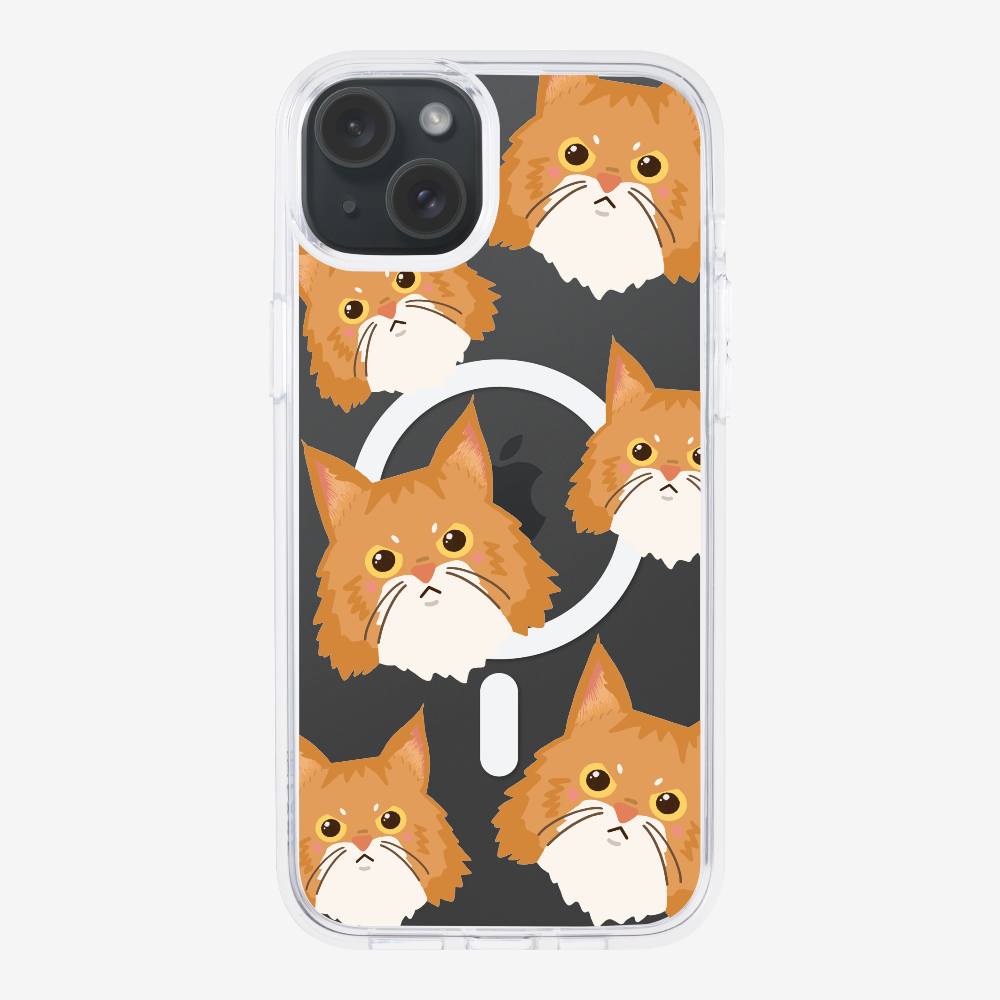 Maine Coon Cat Selfie Phone Case