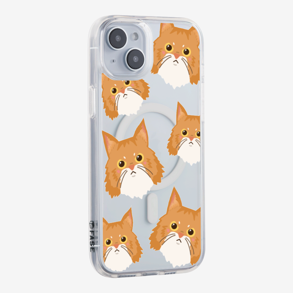 Maine Coon Cat Selfie Phone Case