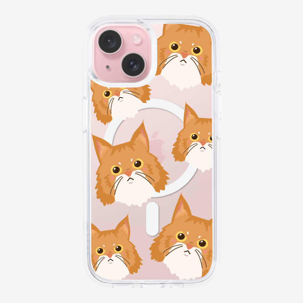 Maine Coon Cat Selfie Phone Case