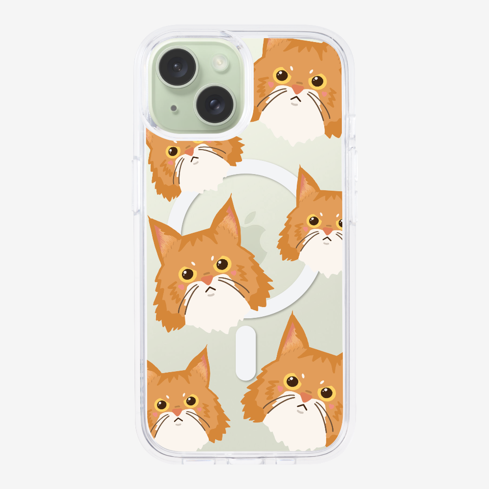 Maine Coon Cat Selfie Phone Case