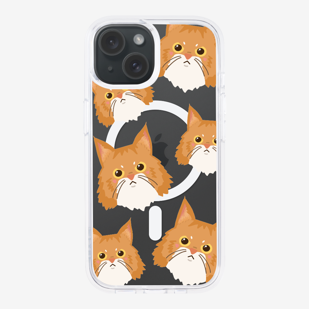 Maine Coon Cat Selfie Phone Case