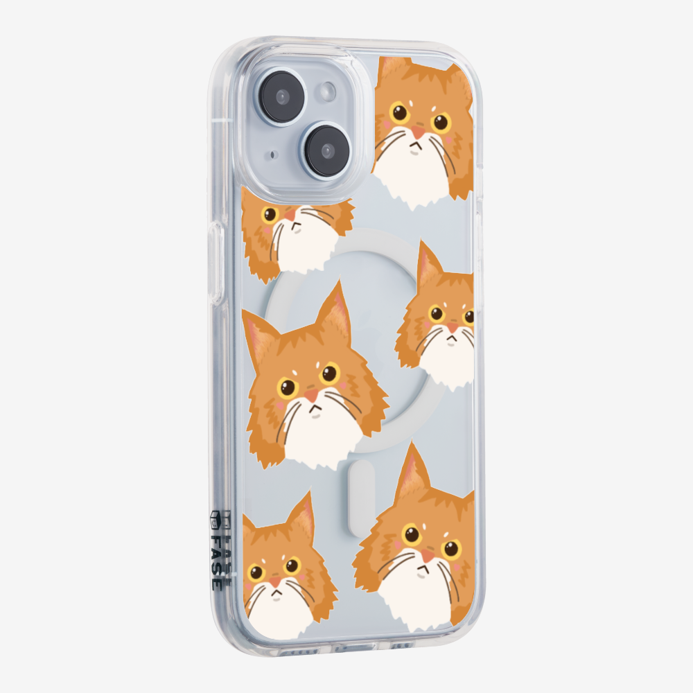 Maine Coon Cat Selfie Phone Case