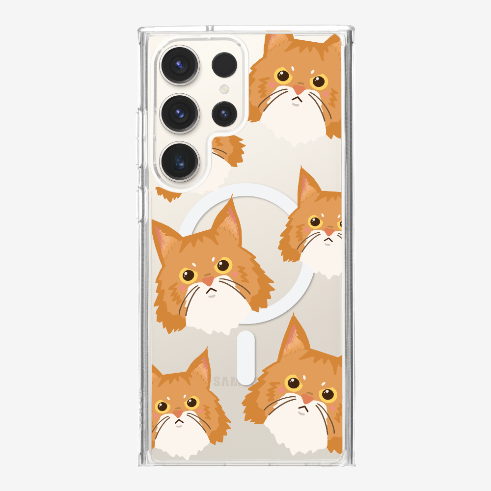 Maine Coon Cat Selfie Phone Case