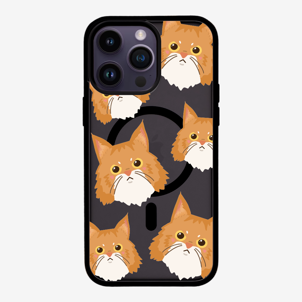 Maine Coon Cat Selfie Phone Case