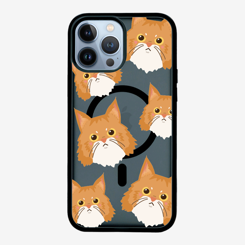 Maine Coon Cat Selfie Phone Case