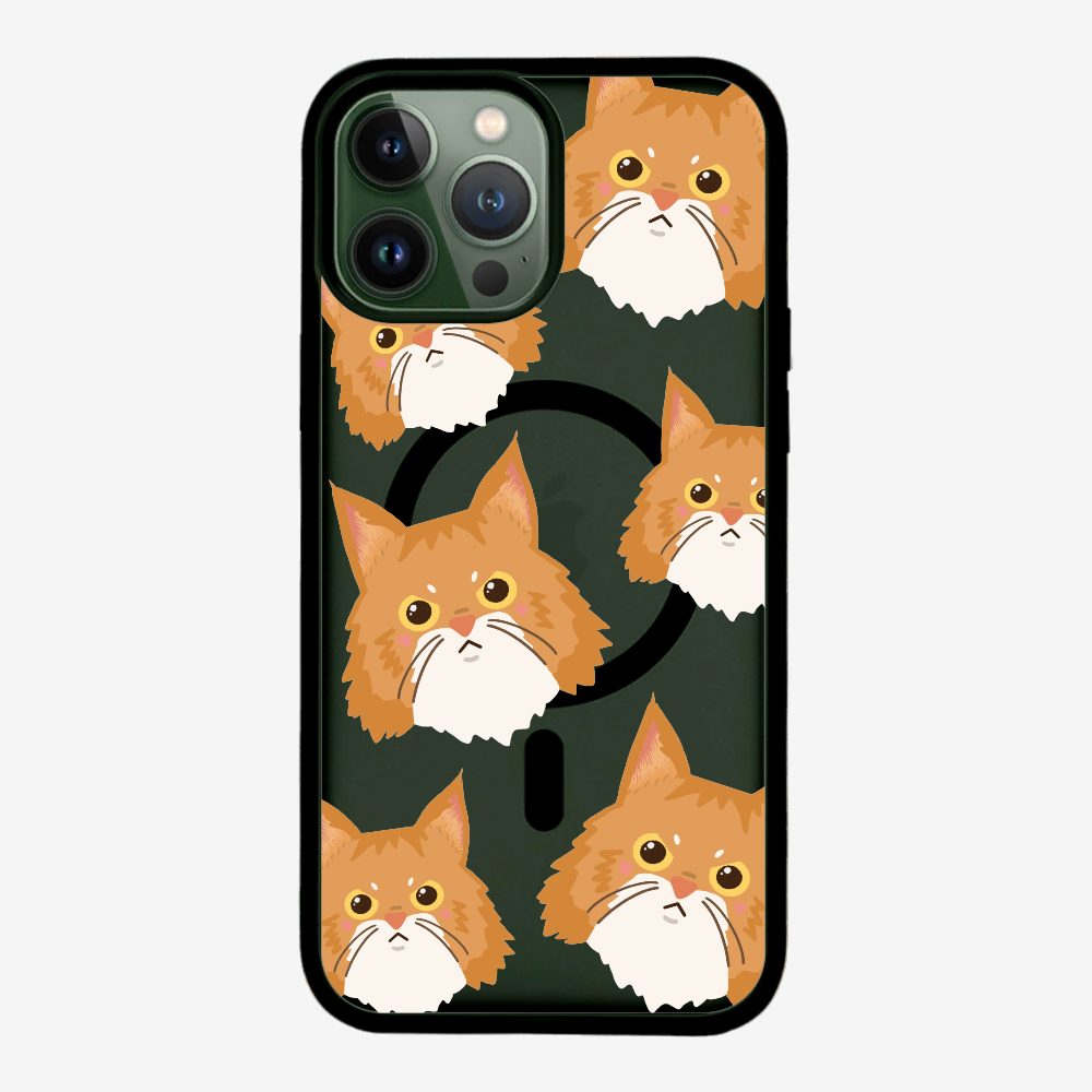 Maine Coon Cat Selfie Phone Case