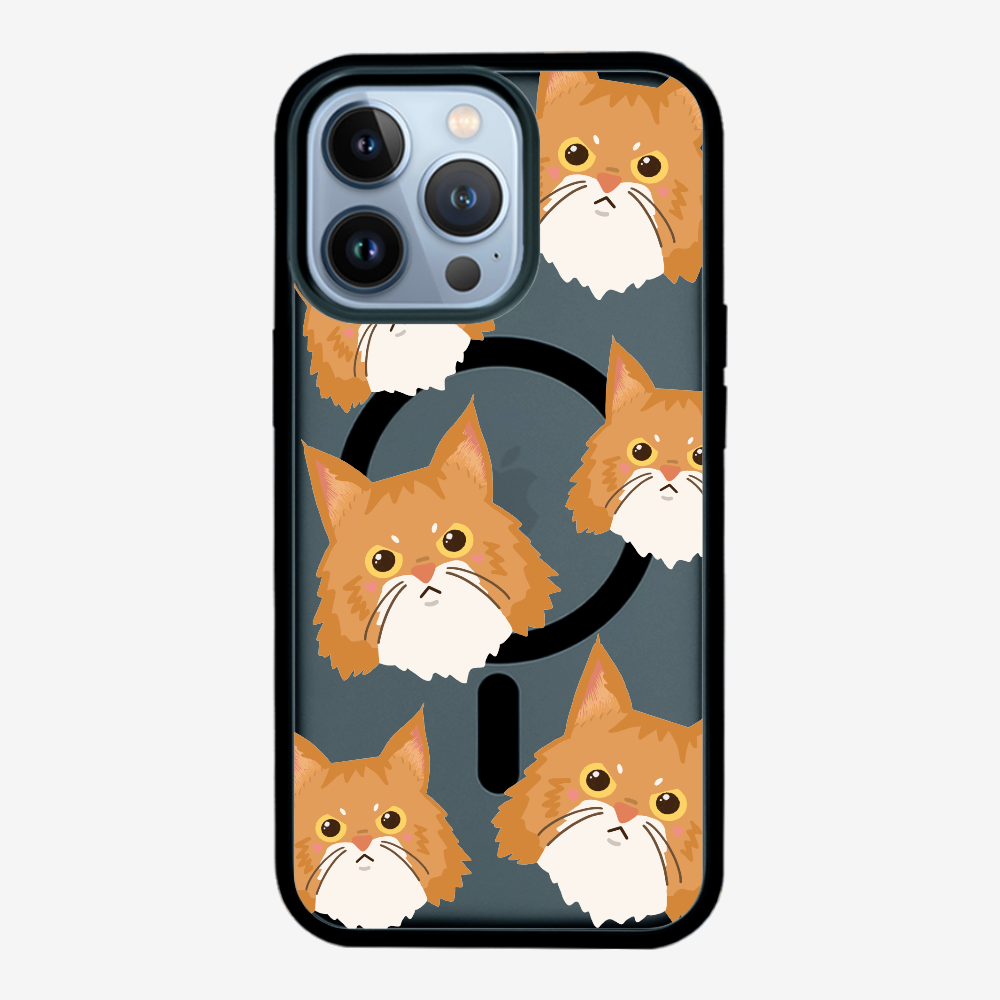 Maine Coon Cat Selfie Phone Case