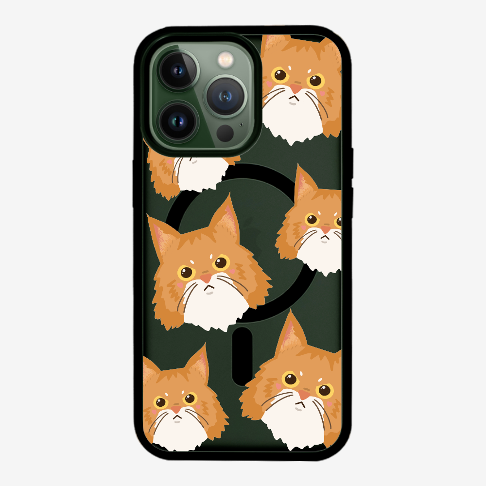 Maine Coon Cat Selfie Phone Case