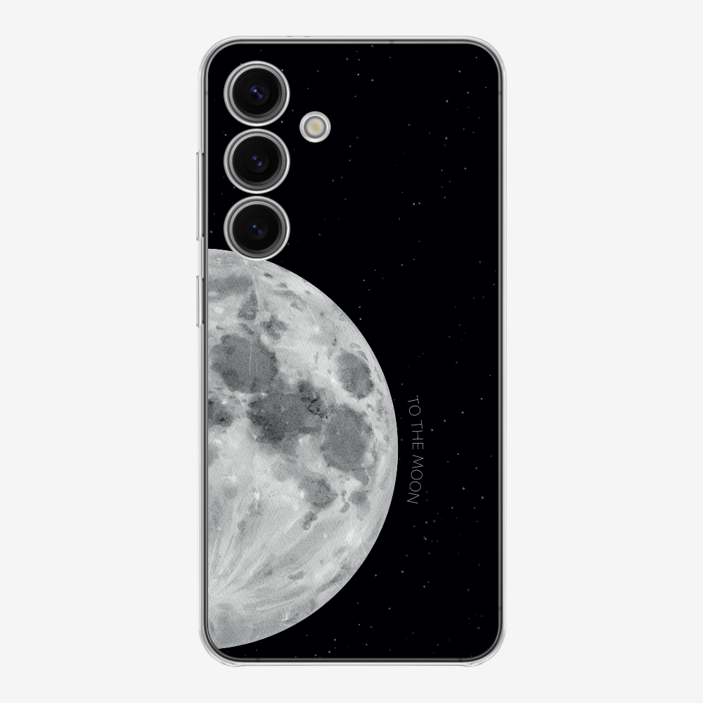 To The Moon (First Quarter) Phone Case