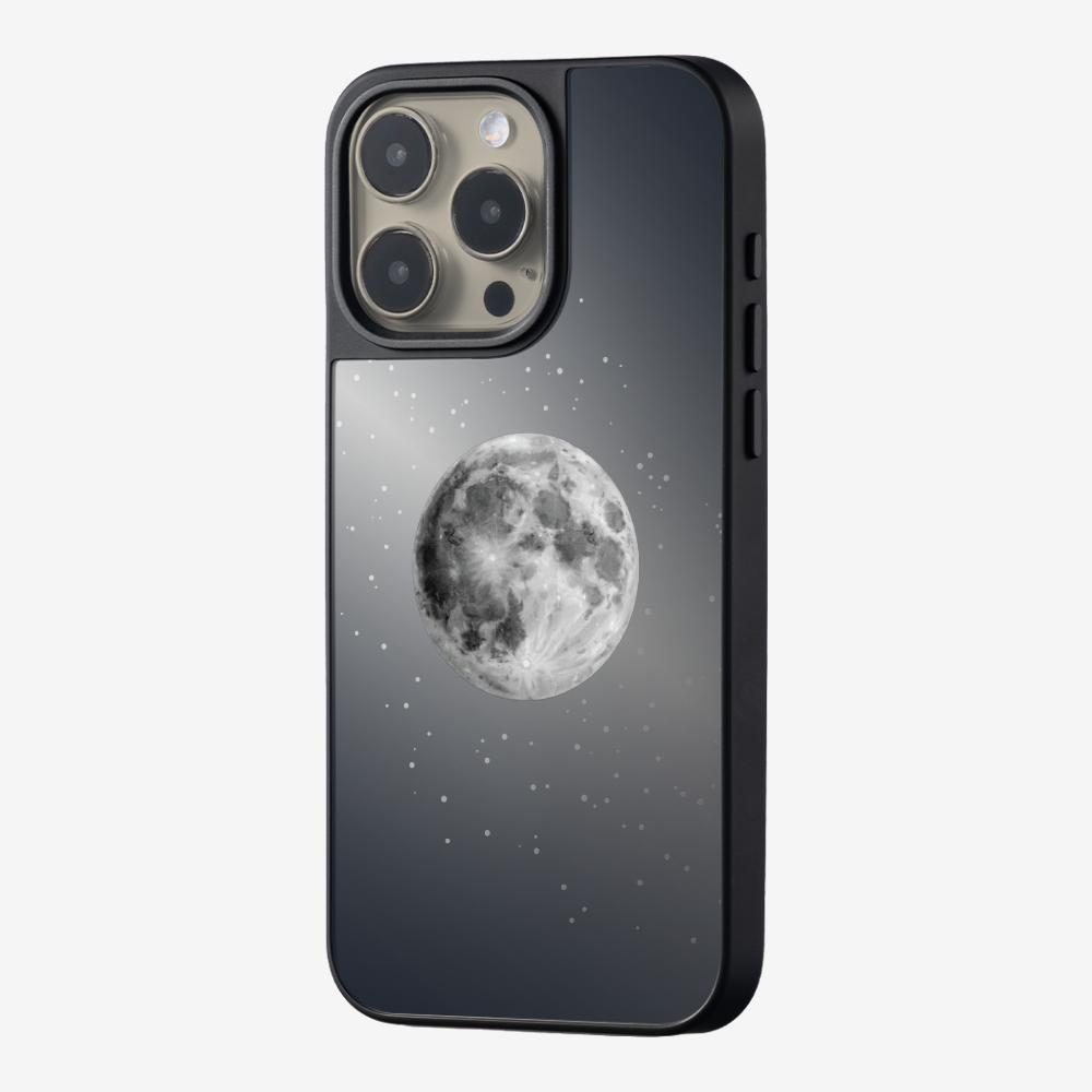 The Moon and the Starry Sky (Reflective Shimmer) Phone Case