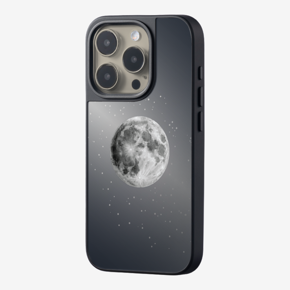 The Moon and the Starry Sky (Reflective Shimmer) Phone Case