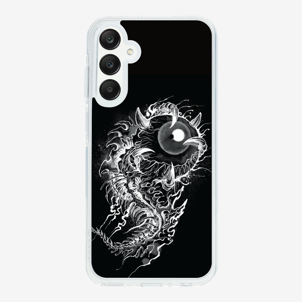 Fish Monster (Black) Phone Case