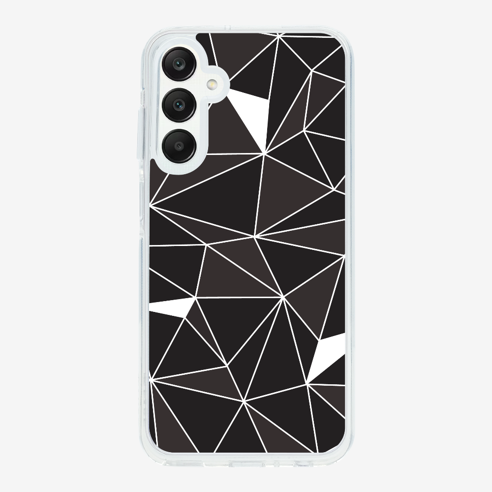 Black & White Polygon Phone Case