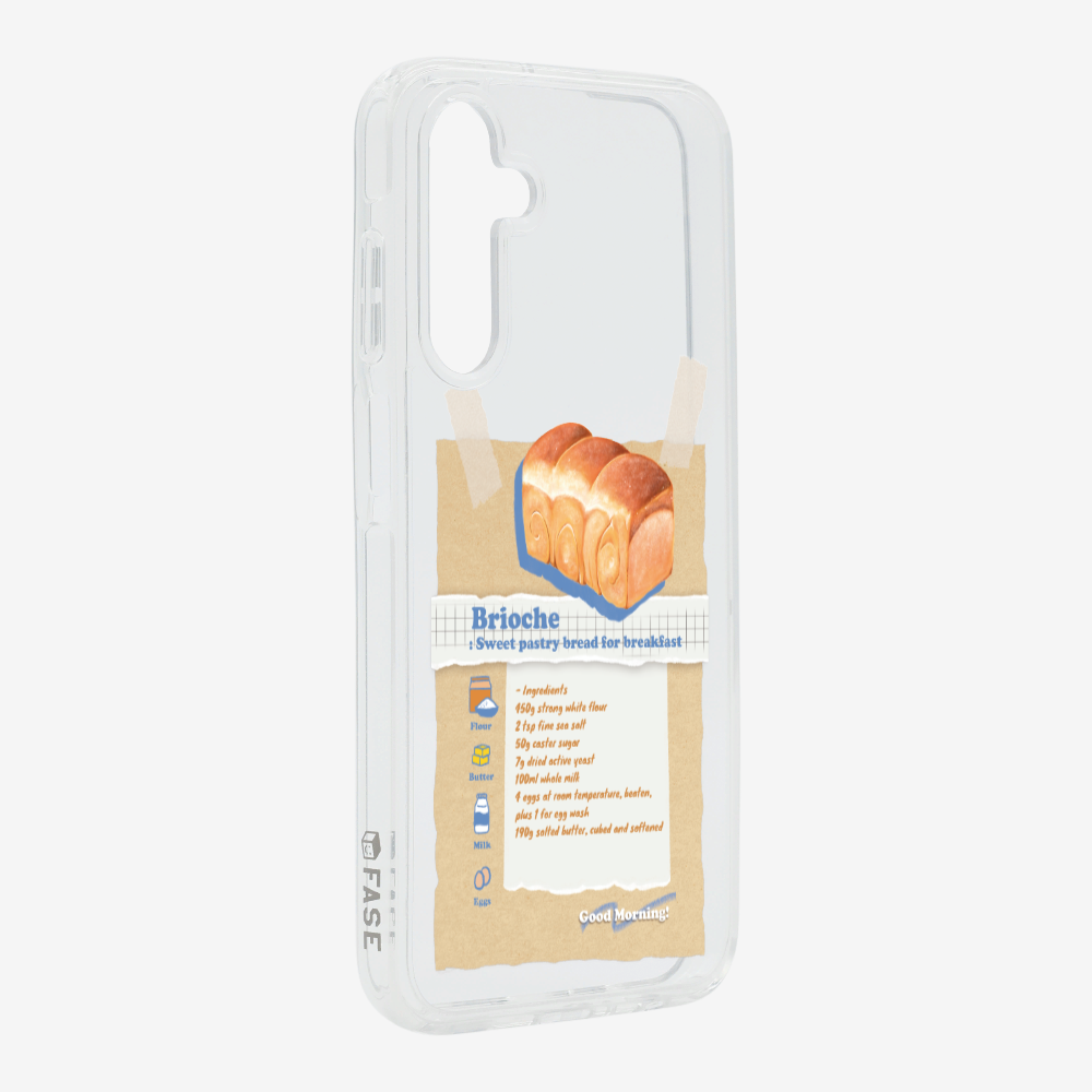 Brioche Bread Recipe Memo Phone Case