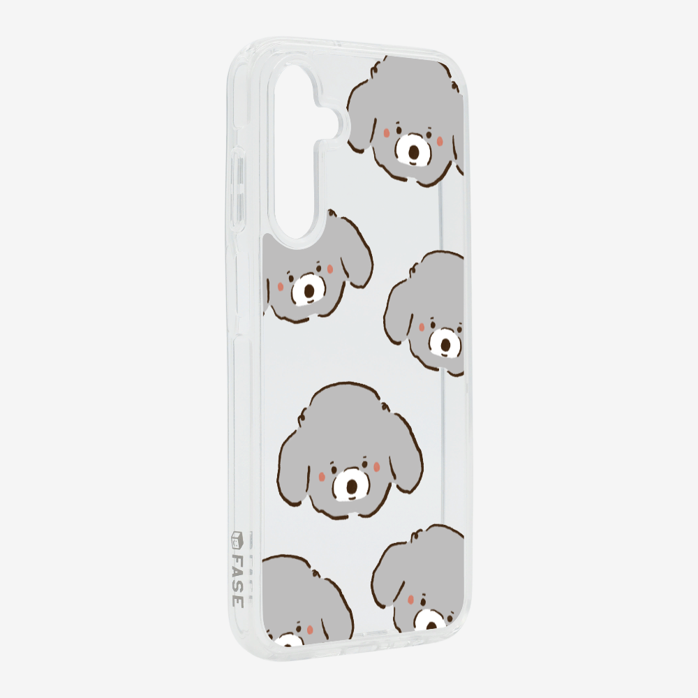 Grey Poodle Wonderland Phone Case