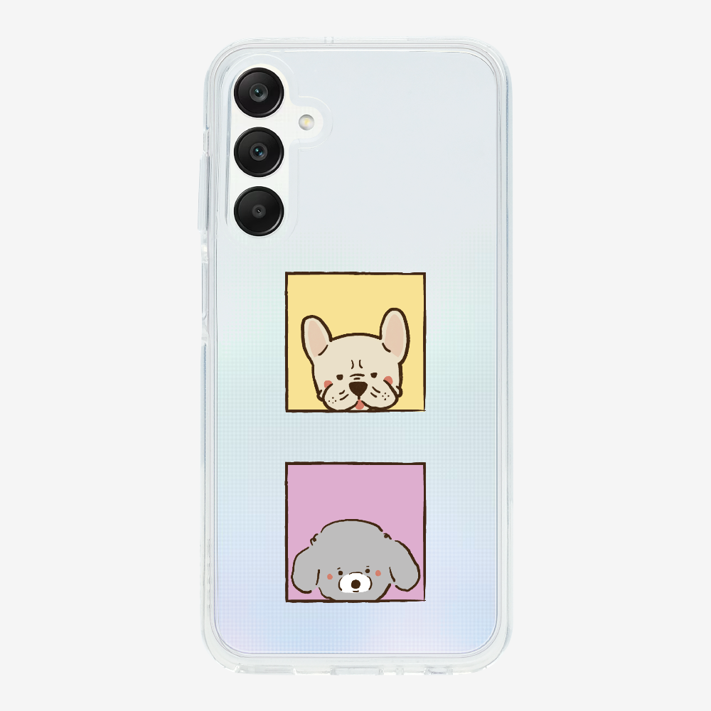 Bulldog and Poodle Phone Case