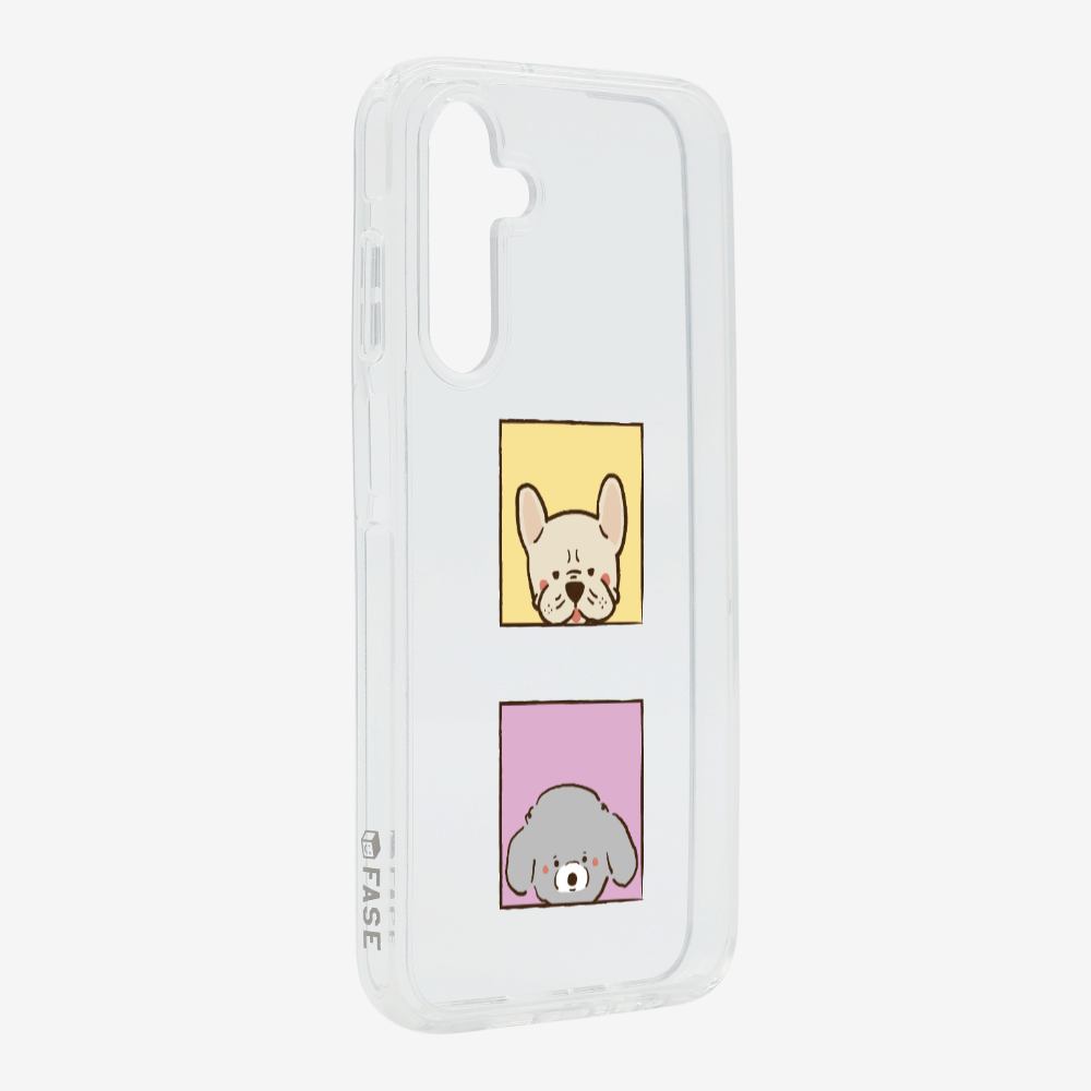 Bulldog and Poodle Phone Case